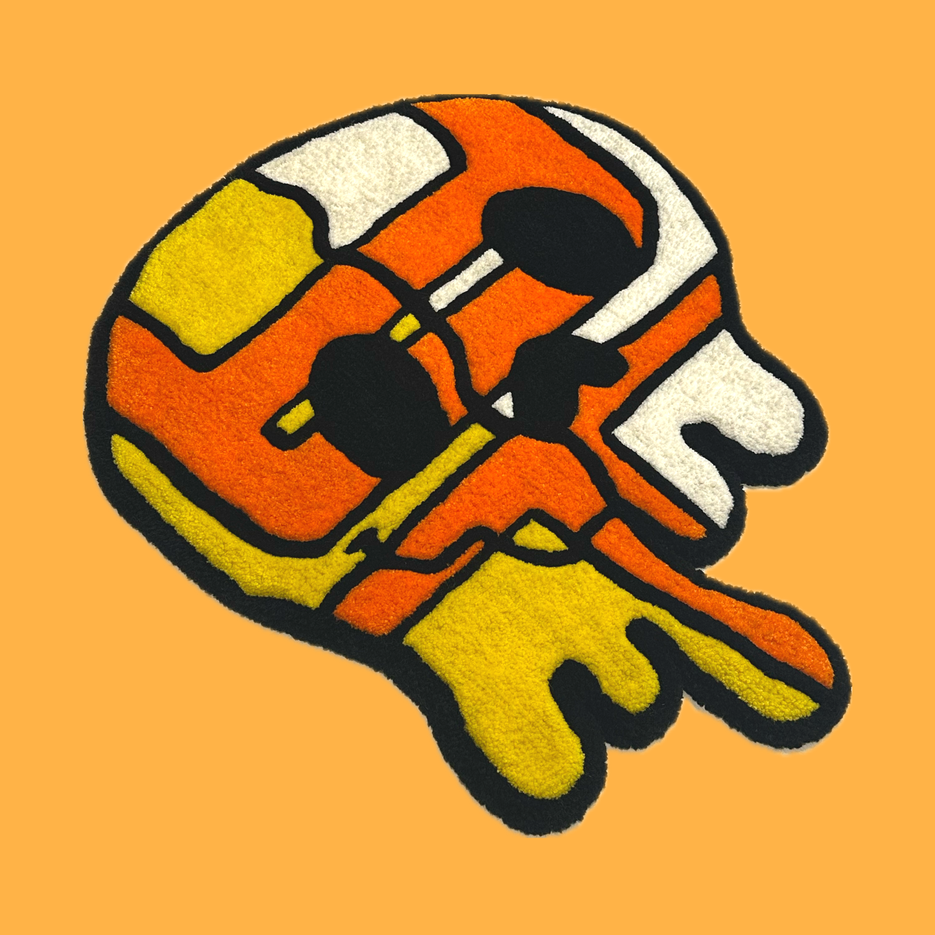 Melting Skull (Orange Korean Boo)