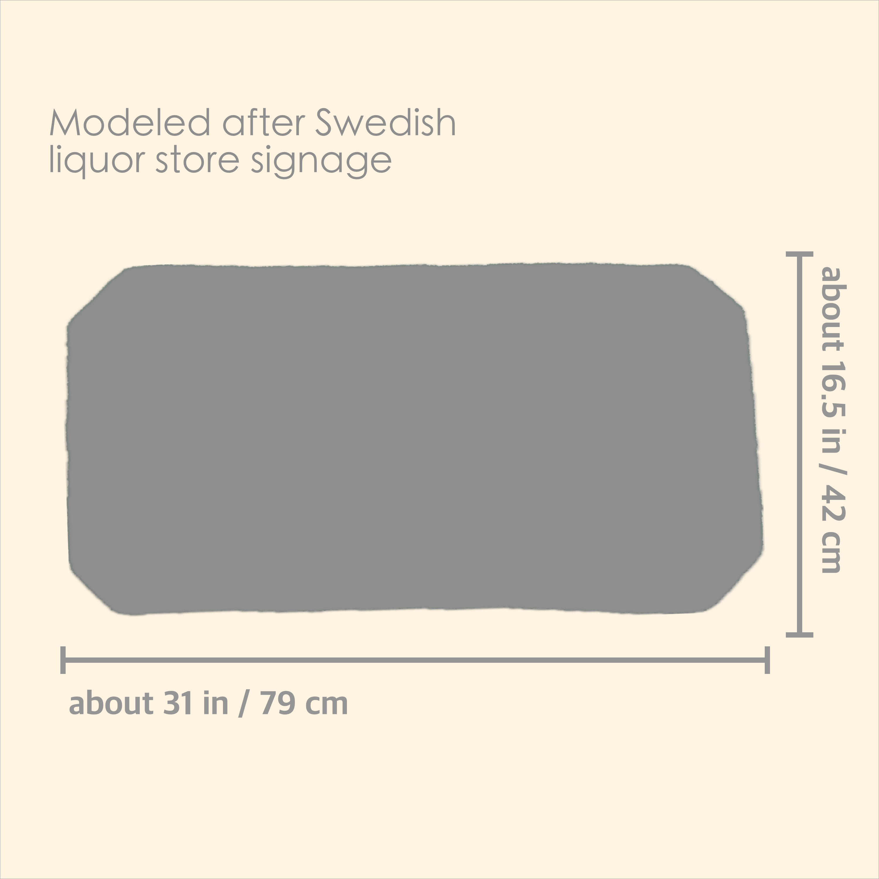 Korean Systembolaget Sign