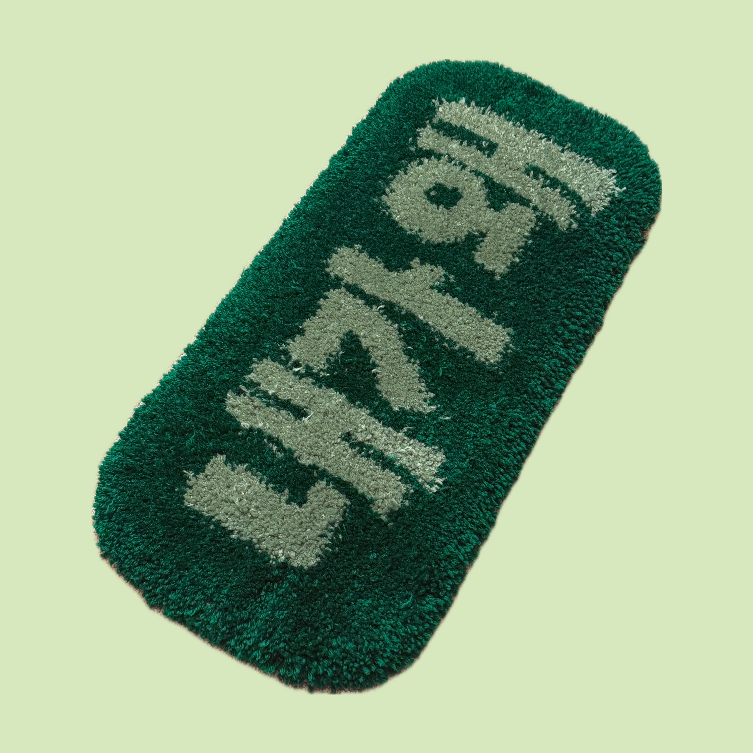 Grassie — 내가 왜 High Pile Rug (sage green)