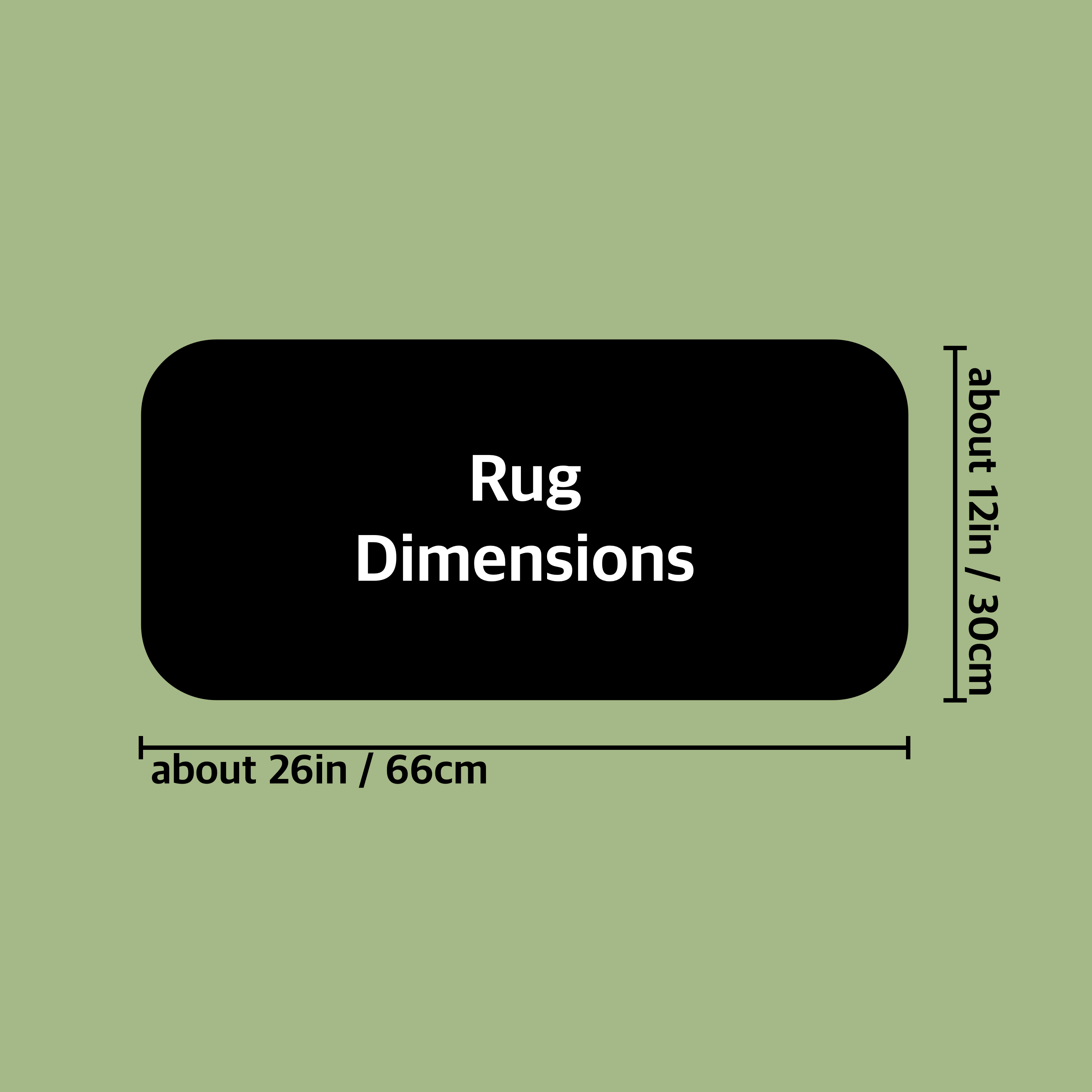 Grassie — 내가 왜 High Pile Rug (sage green)
