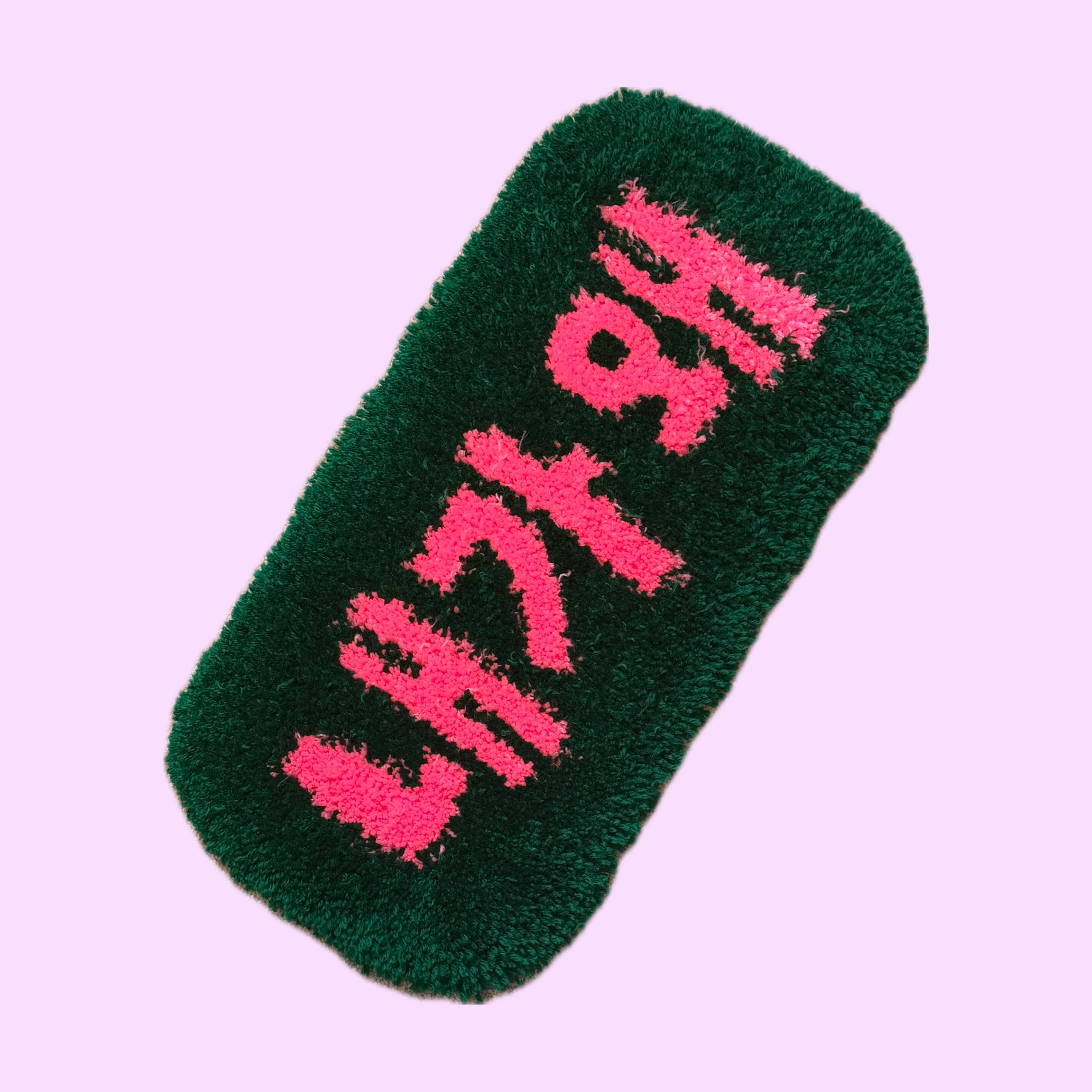 Grassie — 내가 왜 High Pile Rug (pink)
