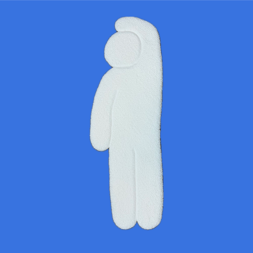 Unpainted Lying Down Pose