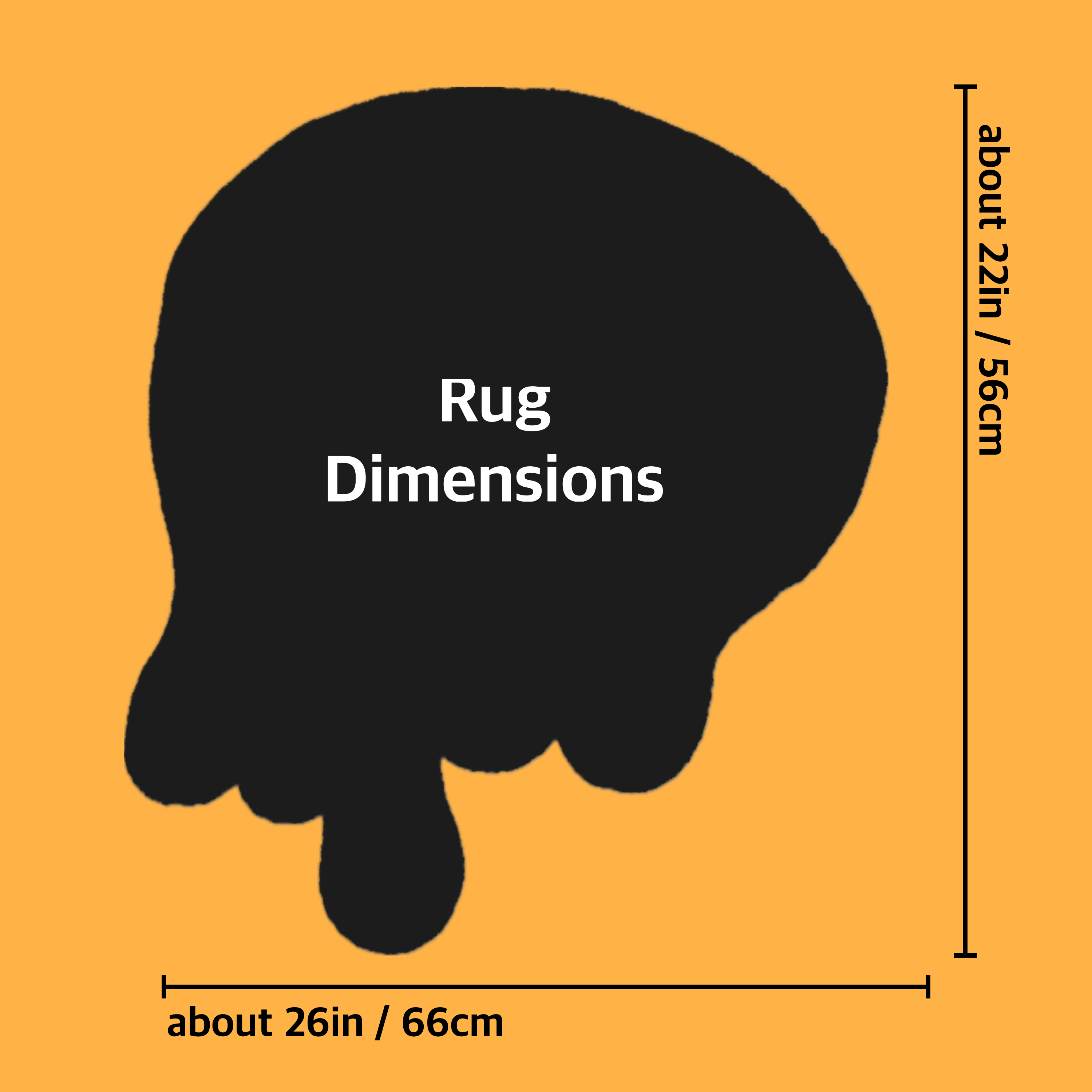Melting Skull (Orange Korean Boo)
