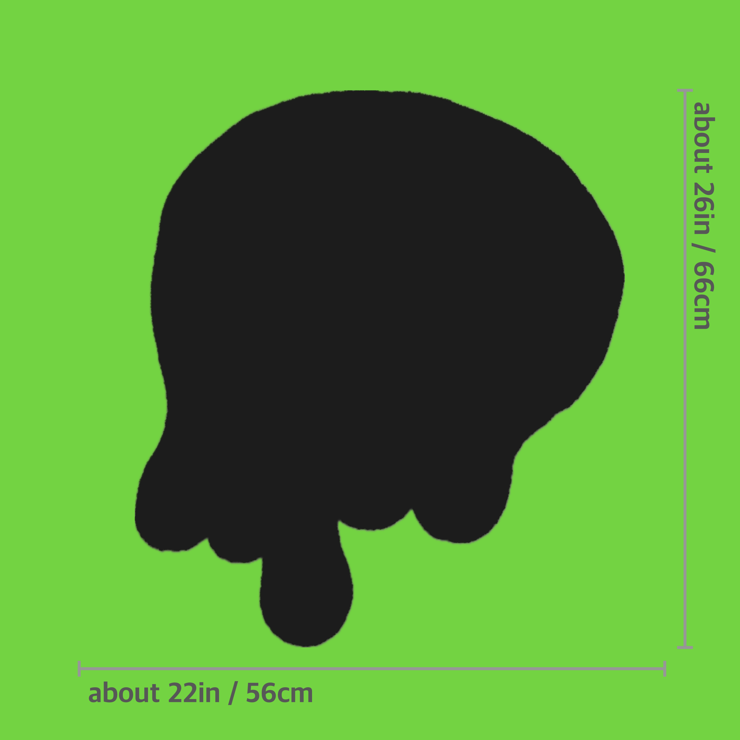 Melting Skull (Purple Korean Boo)